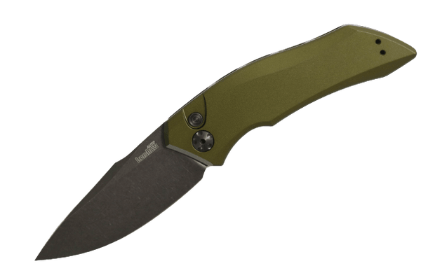 Kershaw Automatic Launch 1 OD Green Aluminum Oxide BlackWash CPM 154 - Knives.mx