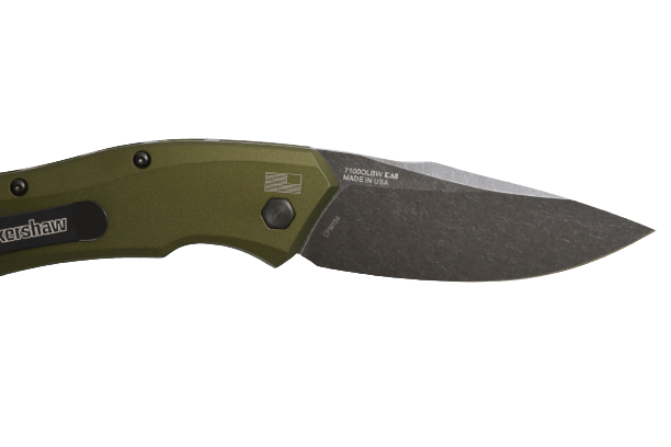 Kershaw Automatic Launch 1 OD Green Aluminum Oxide BlackWash CPM 154 - Knives.mx