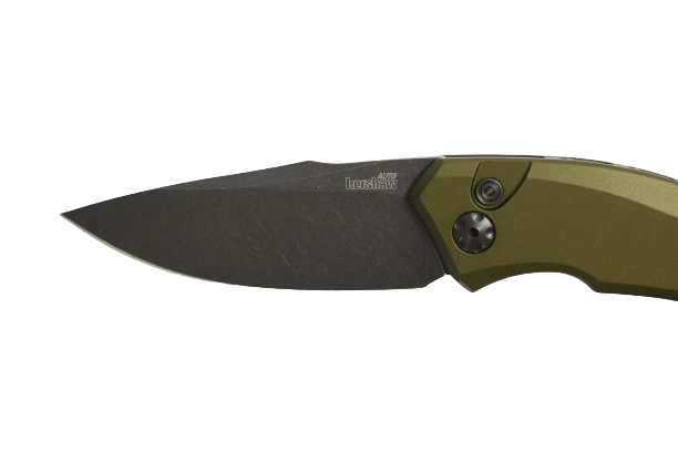 Kershaw Automatic Launch 1 OD Green Aluminum Oxide BlackWash CPM 154 - Knives.mx