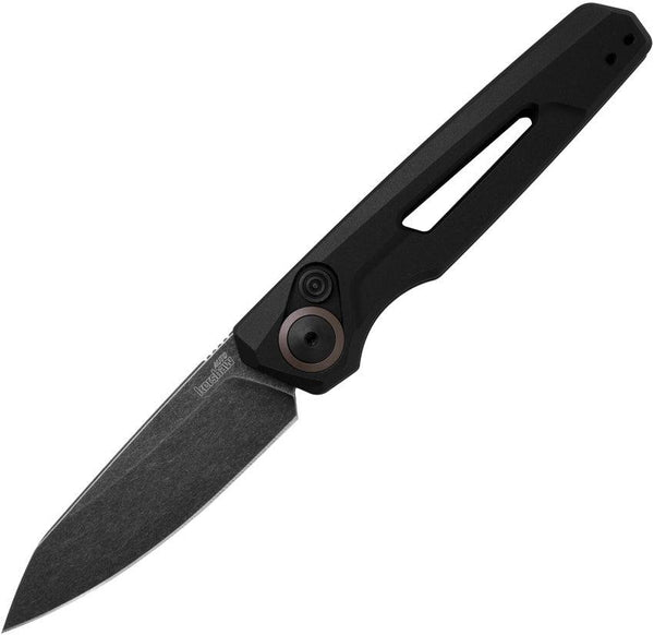 Kershaw Automatic Launch 11 Black Anodized Aluminum BlackWash CPM 154 - Knives.mx