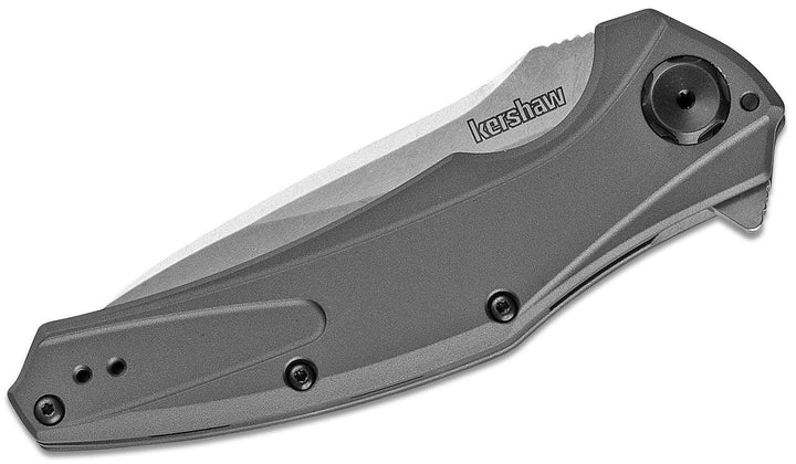 Kershaw Bareknuckle Sub-Frame Lock Gray Aluminum 14C28N - Knives.mx