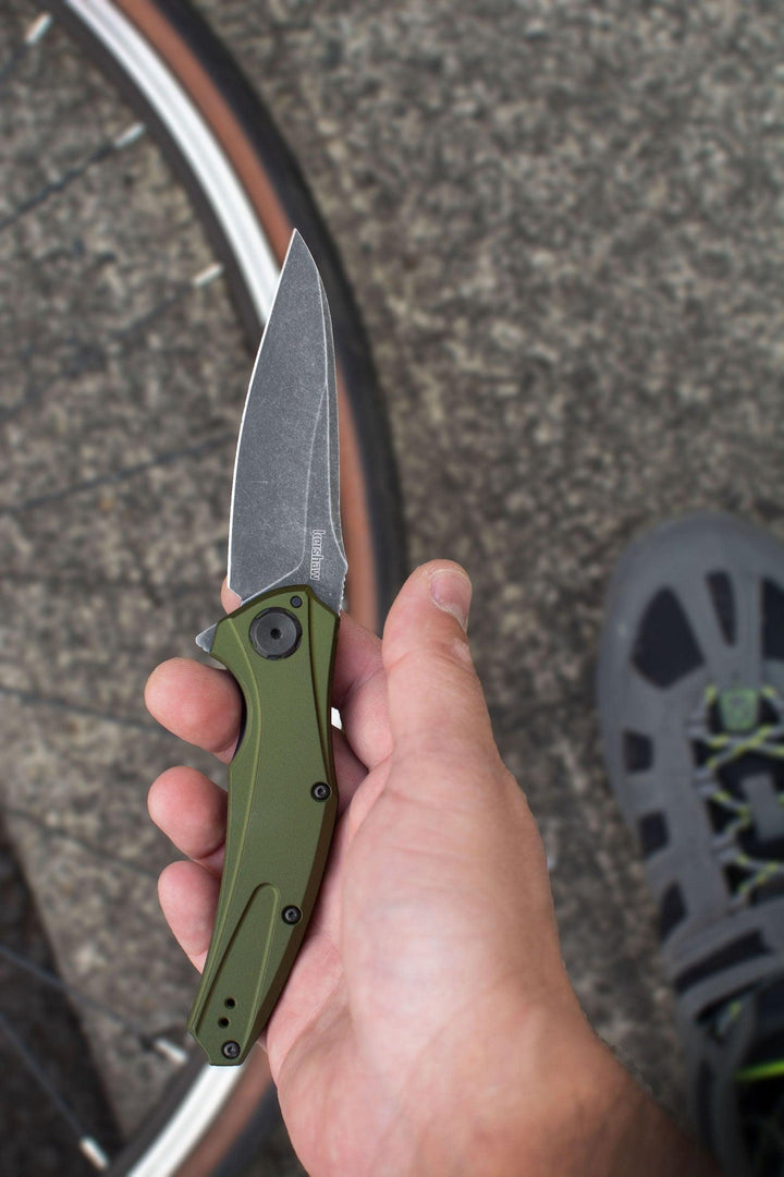 Kershaw Bareknuckle Sub-Frame Lock OD Green BW 14C28N - Knives.mx