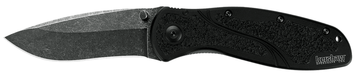 Kershaw Blur Linerlock A/O BlackWash Plain Sandvik 14C28N - Knives.mx