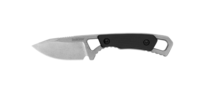 Kershaw Brace Fixed Blade Black GFN Stonewash 8Cr13MoV - Knives.mx