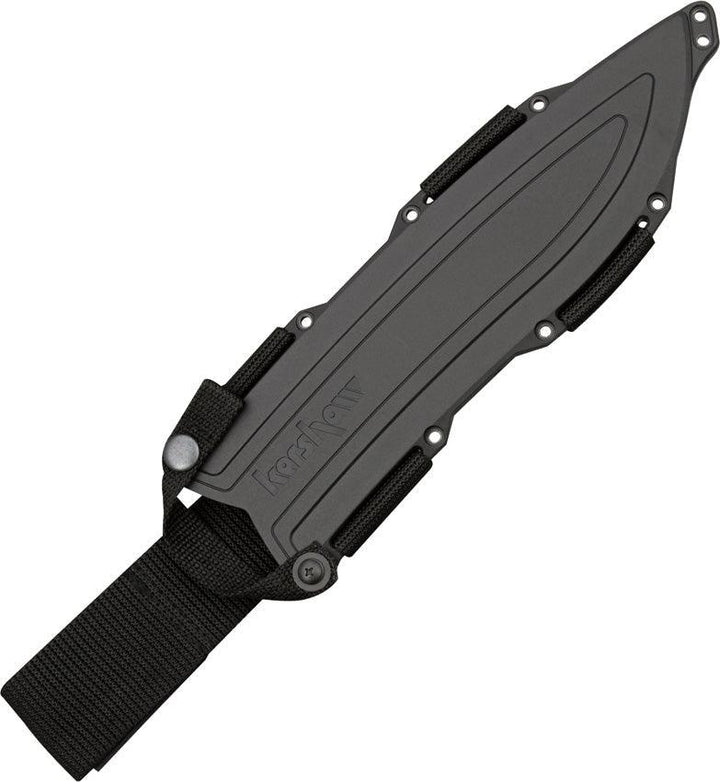 Kershaw Camp 10 Fixed Blade Black Sure-Grip PowderCoat 65Mn - Knives.mx