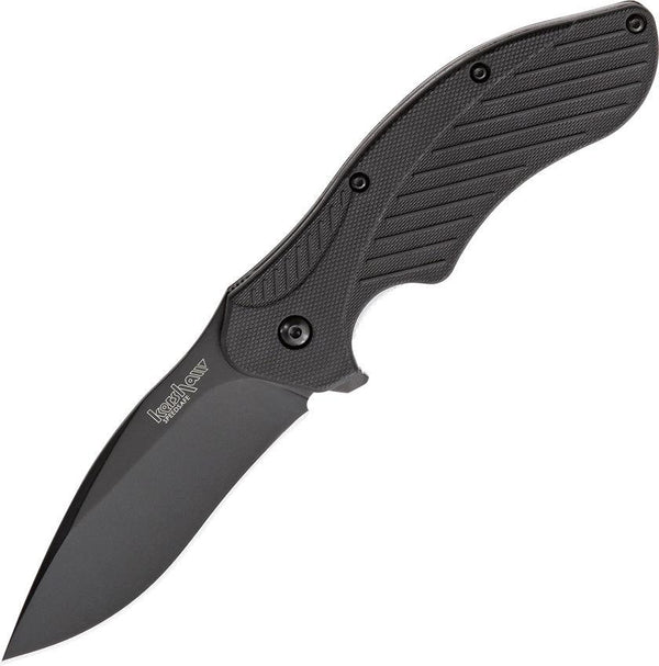 Kershaw Clash Linerlock A/O Black FRN Plain 8Cr13MoV - Knives.mx