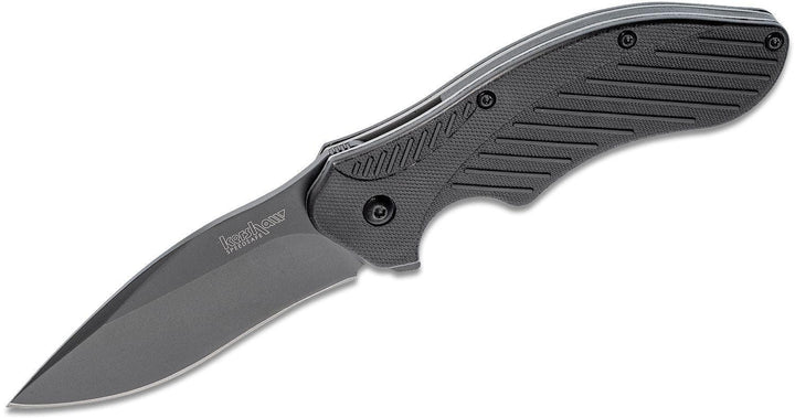 Kershaw Clash Linerlock A/O Black FRN Plain 8Cr13MoV - Knives.mx