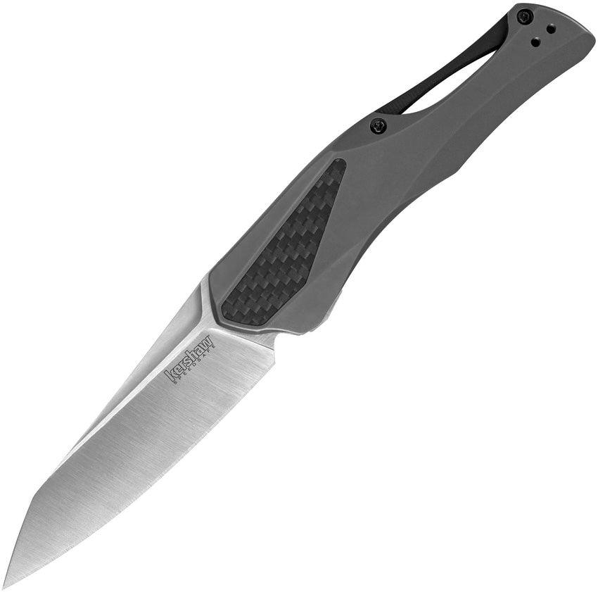 Kershaw Collateral Framelock Gray TiNi Stainless w CF satin 8Cr13MoV - Knives.mx