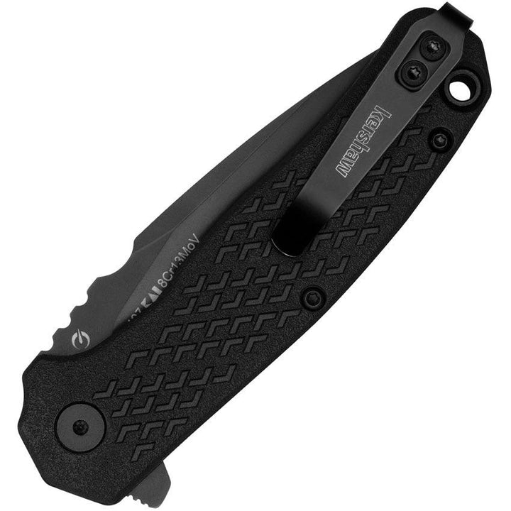 Kershaw Conduit Linerlock A/O Black GFN Black Oxide Coating 8Cr13MoV - Knives.mx