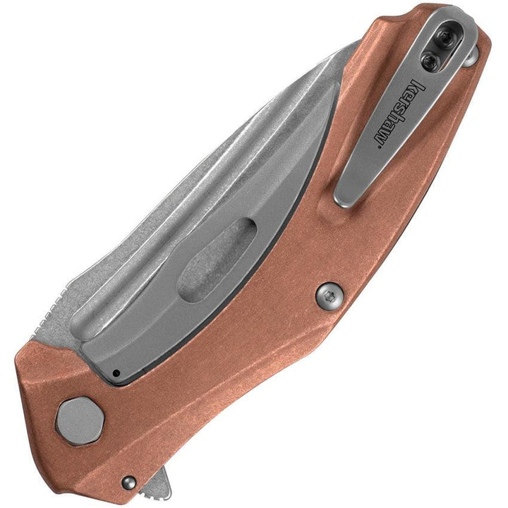 Kershaw Copper Natrix Sub-Framelock Bead Blasted Stonewashed D2 - Knives.mx