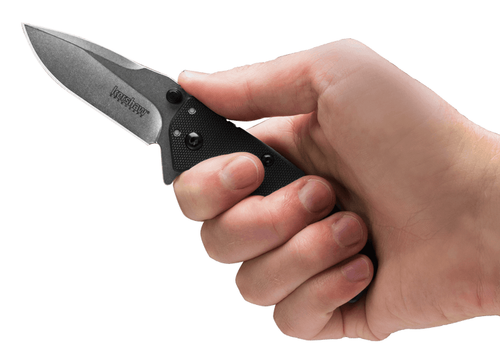 Kershaw Cryo Hinderer Framelock A/O Black G10 SW 8Cr13MoV - Knives.mx