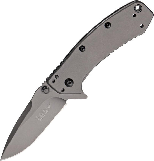 Kershaw Cryo Hinderer Framelock A/O Gray Titanium 8Cr13MoV - Knives.mx