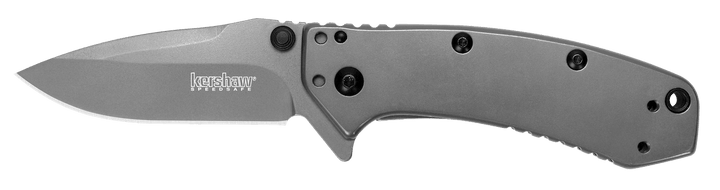 Kershaw Cryo Hinderer Framelock A/O Gray Titanium 8Cr13MoV - Knives.mx