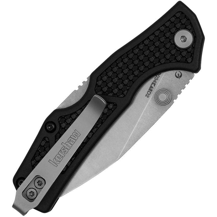 Kershaw Debris Lockback Black GFN Stonewash D2 - Knives.mx