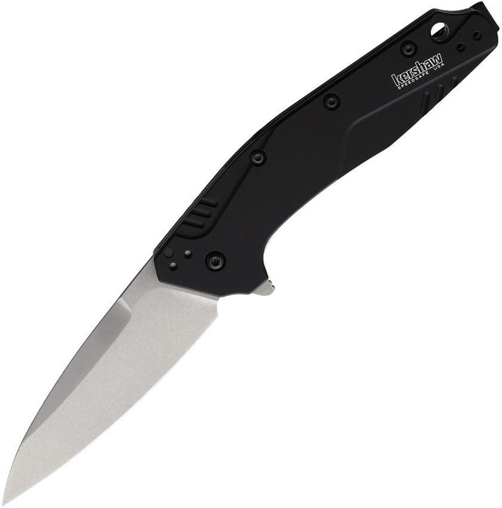 Kershaw Dividend Linerlock A/O Black Aluminum Stonewashed CPM-20CV - Knives.mx