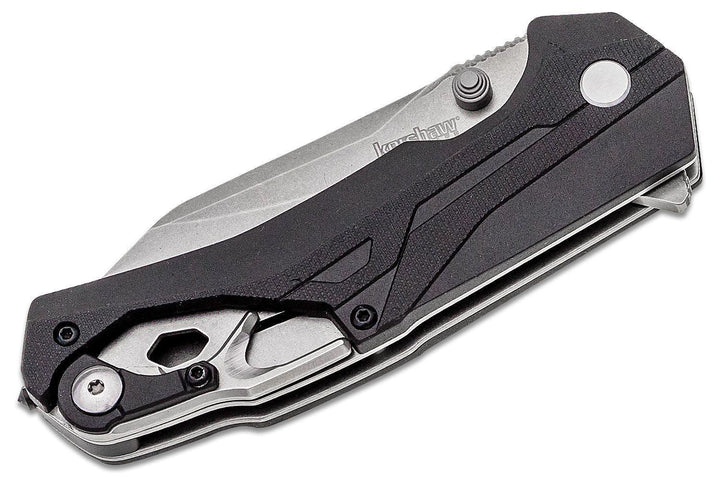 Kershaw Drivetrain Linerlock A/O Black GFN SW D2 - Knives.mx