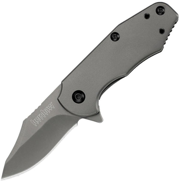 Kershaw Ember Framelock A/O Gray TiNi Stainless Handle 8Cr13MoV - Knives.mx