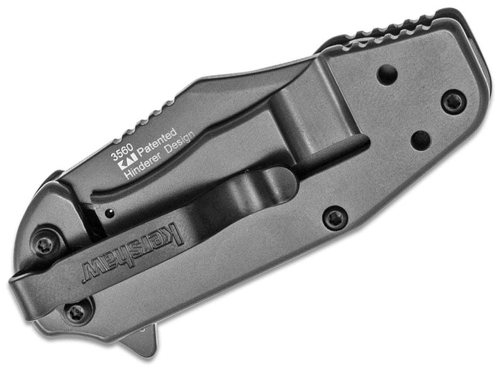 Kershaw Ember Framelock A/O Gray TiNi Stainless Handle 8Cr13MoV - Knives.mx