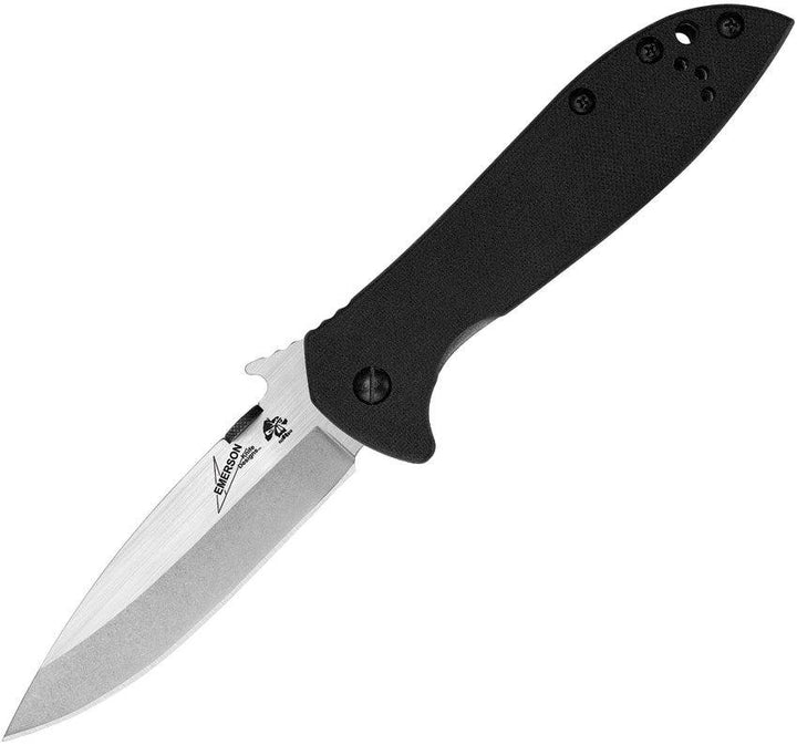 Kershaw Emerson CQC-4KXL Framelock Black G10 SW D2 - Knives.mx