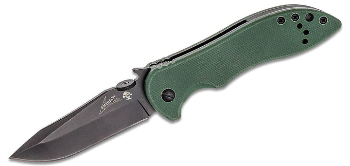 Kershaw Emerson CQC-5K Linerlock OD Green G10 Black 8Cr14MoV - Knives.mx