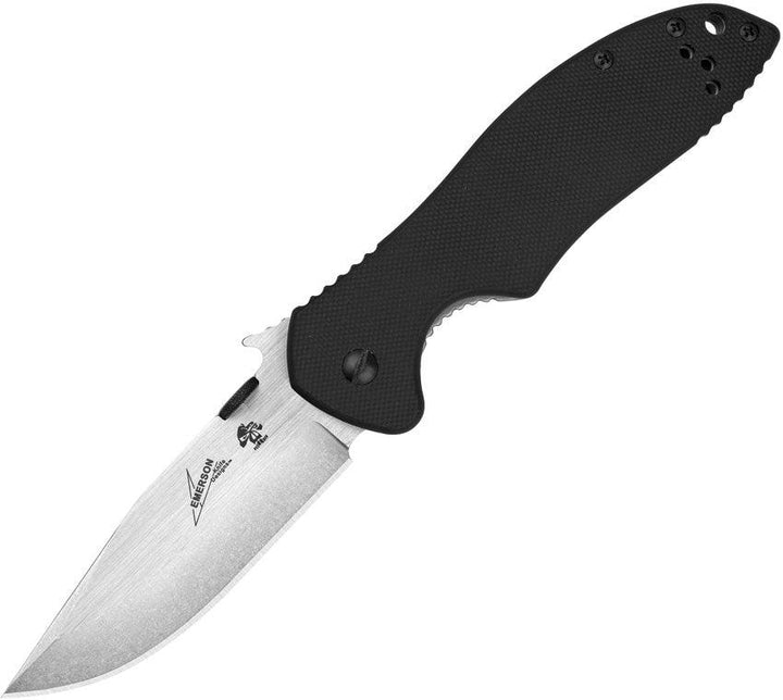 Kershaw Emerson CQC-6K Framelock Black G10 D2 - Knives.mx