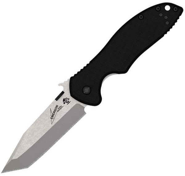 Kershaw Emerson CQC-7K Framelock Black G10 Tanto 8Cr14MoV - Knives.mx