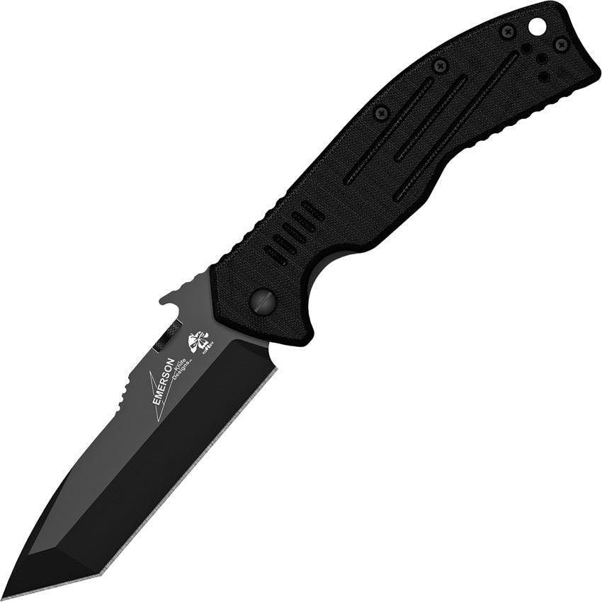 Kershaw Emerson CQC-8K Linerlock Black G10 Tanto 8Cr14MoV - Knives.mx