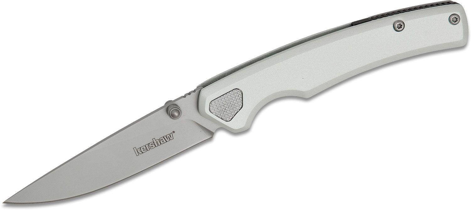 Kershaw Epistle Linerlock Clear Anodized Aluminum 8Cr13MoV - Knives.mx
