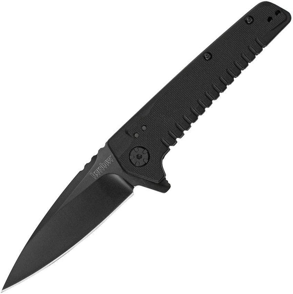 Kershaw Fatback Linerlock A/O Black Oxide Coated 8Cr13MoV - Knives.mx