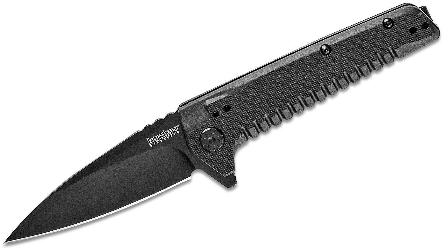 Kershaw Fatback Linerlock A/O Black Oxide Coated 8Cr13MoV - Knives.mx