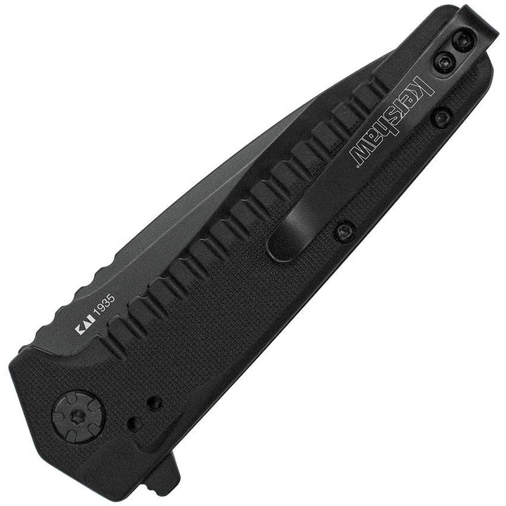 Kershaw Fatback Linerlock A/O Black Oxide Coated 8Cr13MoV - Knives.mx