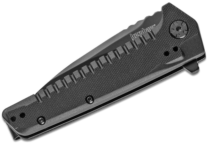 Kershaw Fatback Linerlock A/O Black Oxide Coated 8Cr13MoV - Knives.mx