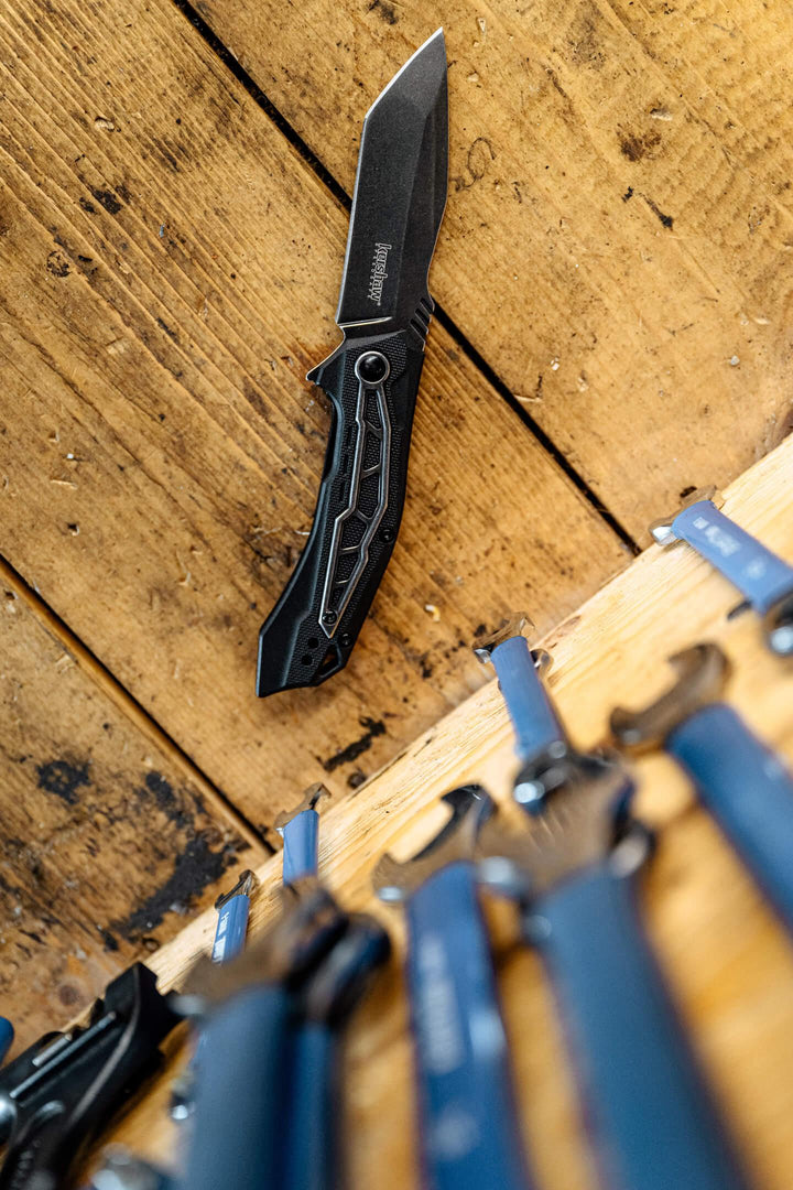 Kershaw Flatbed Black G10 Assisted SpeedSafe BW 8Cr13MoV - Knives.mx