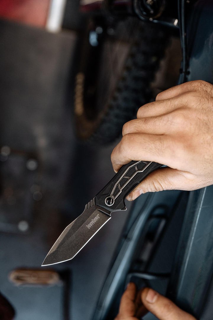 Kershaw Flatbed Black G10 Assisted SpeedSafe BW 8Cr13MoV - Knives.mx