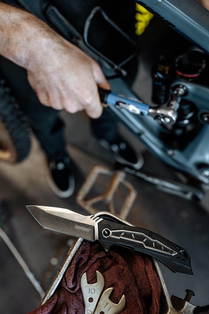 Kershaw Flatbed Black G10 Assisted SpeedSafe BW 8Cr13MoV - Knives.mx