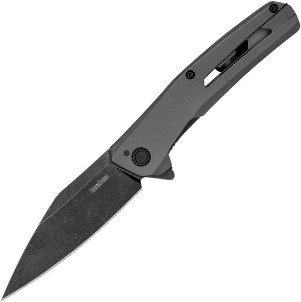 Kershaw Flyby Framelock A/O Gray PVD Coated Stainless BlackWash D2 - Knives.mx