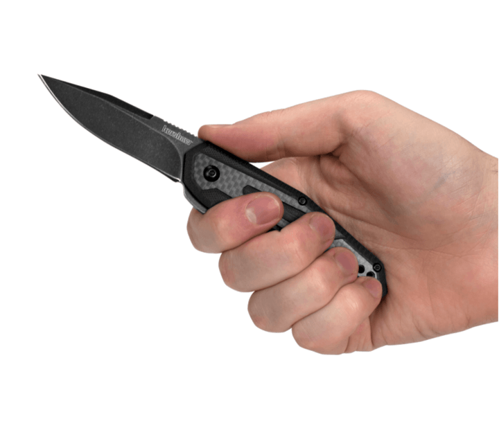 Kershaw Fraxion Linerlock G10 w CF BlackWash 8Cr13MoV - Knives.mx