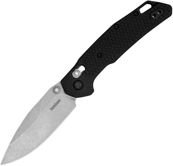 Kershaw Heist DuraLock Black GFN Stonewashed D2 - Knives.mx