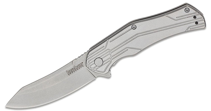 Kershaw Husker Framelock A/O Stonewash 8Cr13MoV - Knives.mx