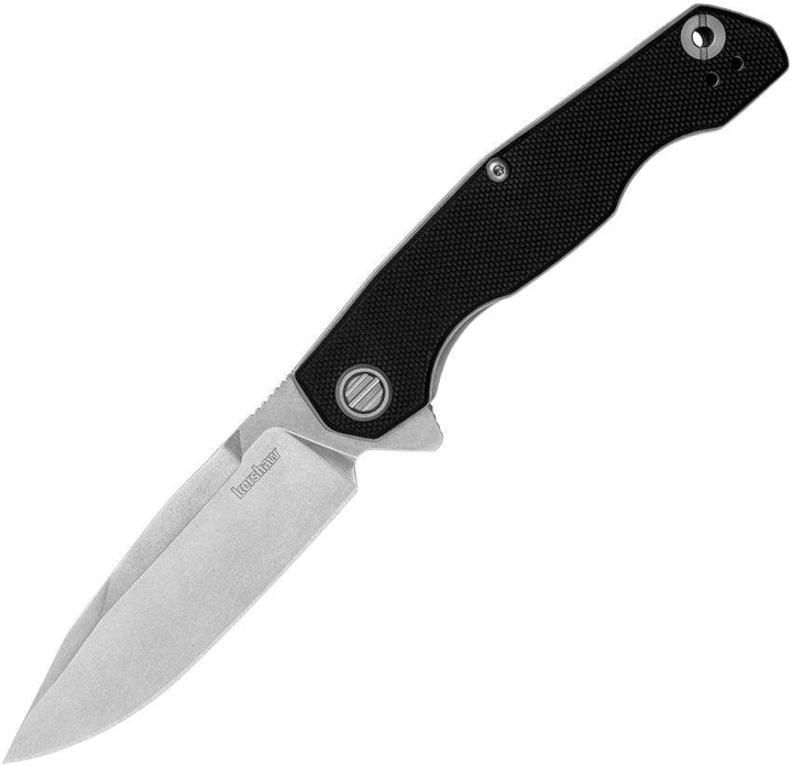Kershaw Inception KVT Black G10 Stonewashed Clip Point D2 - Knives.mx
