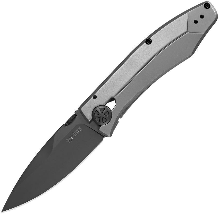 Kershaw Innuendo Framelock Gray Stainless Black TiNi Coated 8Cr13MoV - Knives.mx