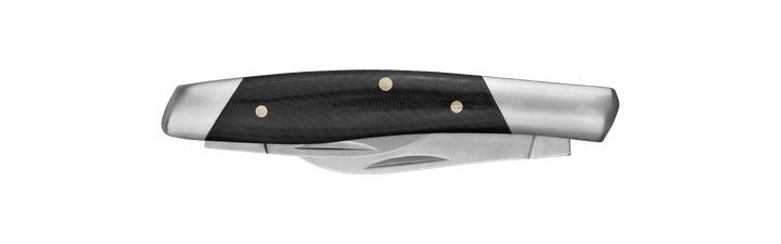 Kershaw Iredale Polished Micarta Steel Bolsters w brass liners Satin 7Cr17MoV - Knives.mx