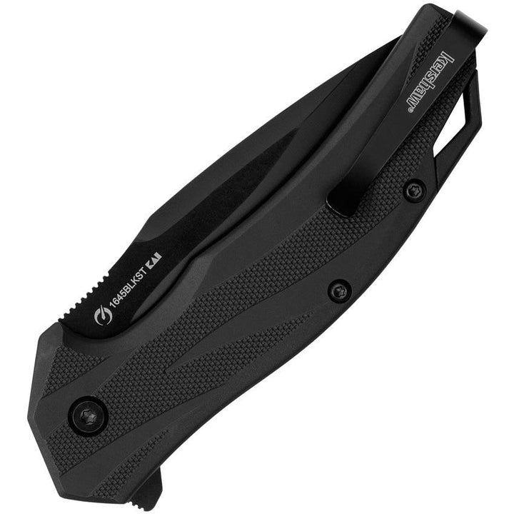 Kershaw Lateral Linerlock A/O Black GFN Black Oxide Coating 8Cr13MoV - Knives.mx