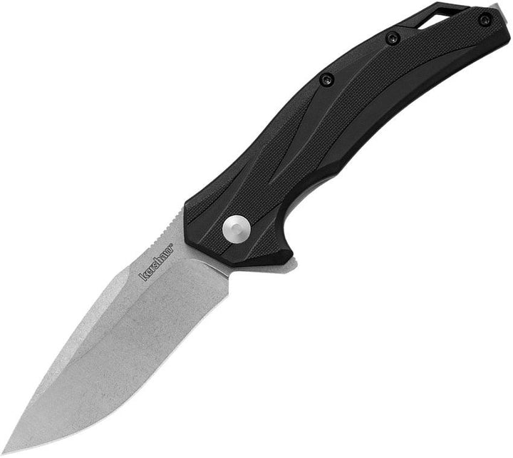 Kershaw Lateral Linerlock A/O Black GFN Stonewashed 8Cr13MoV - Knives.mx