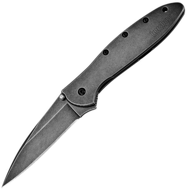 Kershaw Leek Framelock A/O Black Oxide Blackwash Sandvik 14C28N - Knives.mx