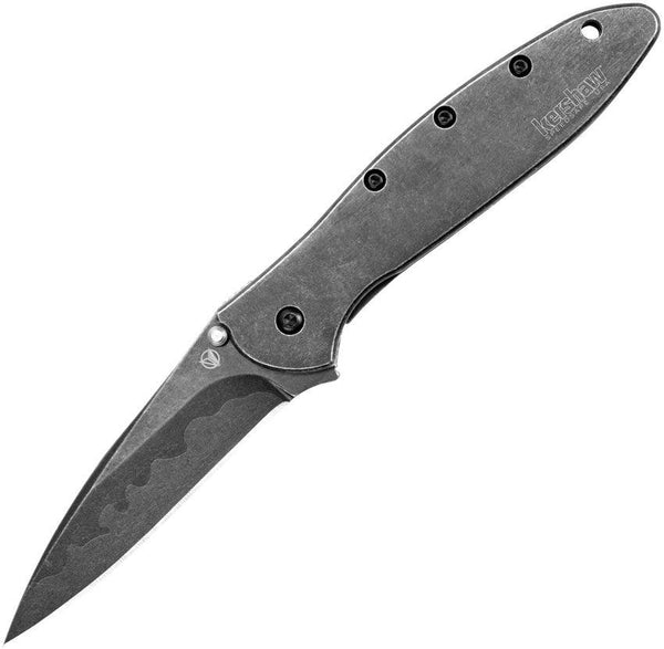 Kershaw Leek Framelock A/O Black Oxide BlackWash Sandvik 14C28N - Knives.mx