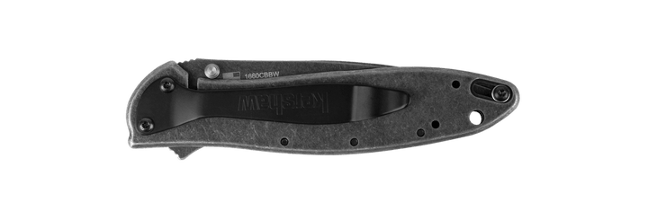 Kershaw Leek Framelock A/O Black Oxide BlackWash Sandvik 14C28N - Knives.mx