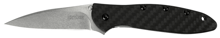 Kershaw Leek Framelock A/O Carbon Fiber Plain Stonewashed CPM 154 - Knives.mx