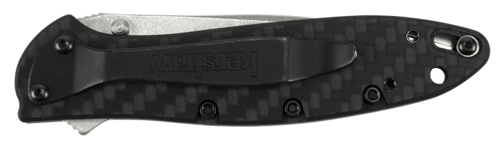 Kershaw Leek Framelock A/O Carbon Fiber Plain Stonewashed CPM 154 - Knives.mx