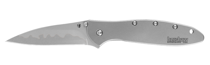 Kershaw Leek Framelock A/O Composite Plain Bead Blasted D2/Sandvik 14C28N - Knives.mx